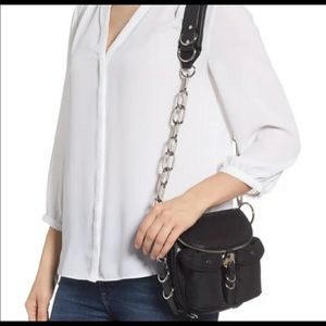 NWT ALEXANDER WANG "Rover" Leather Crossbody Bag